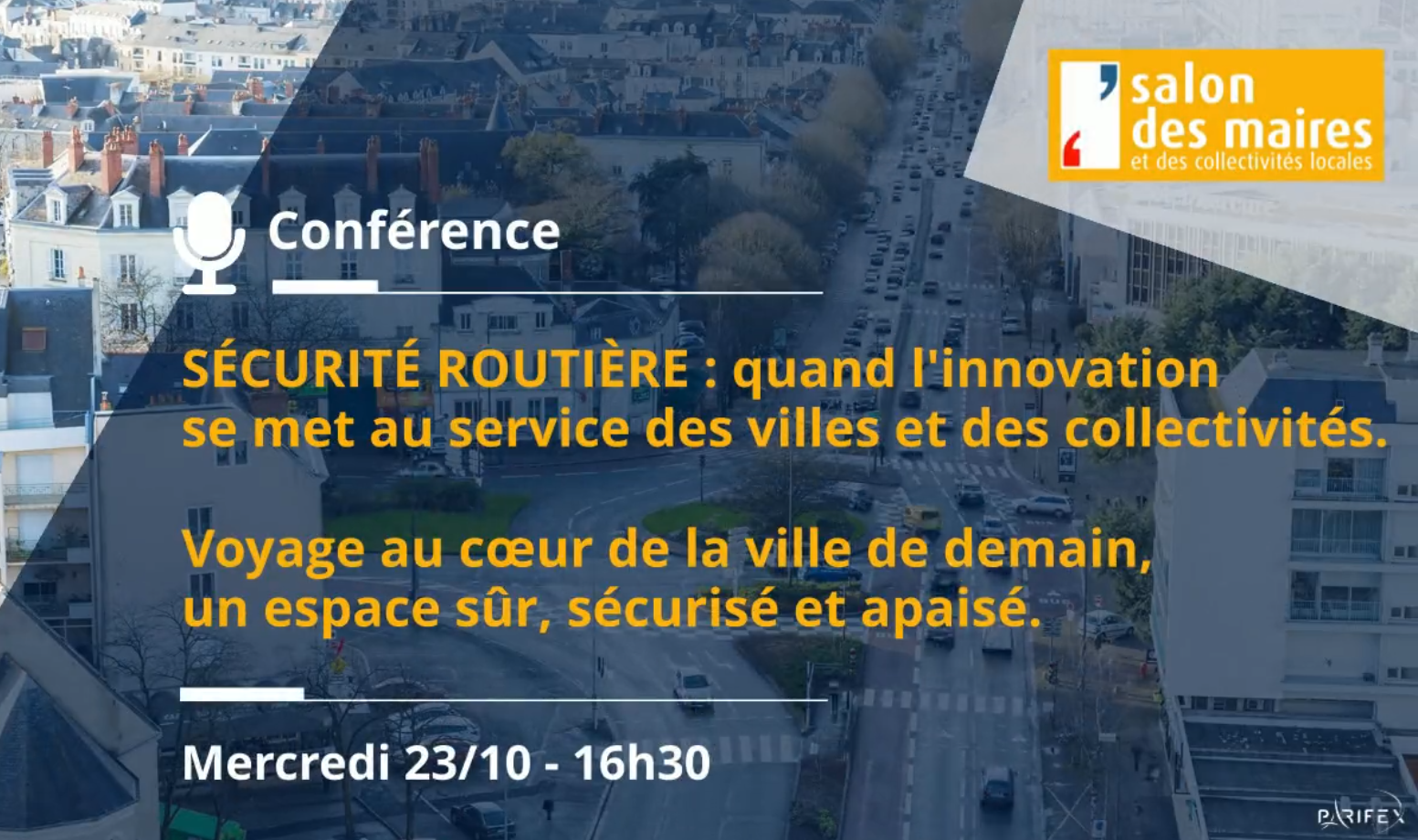 Salon des maires 2023 – Participez à notre conférence sur la sécurité routière